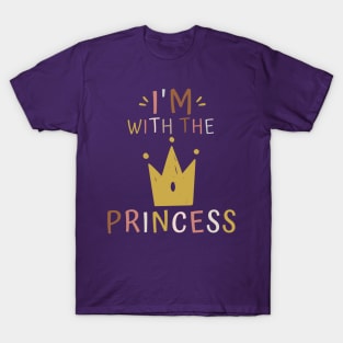 I'm with the princess costume party T-Shirt